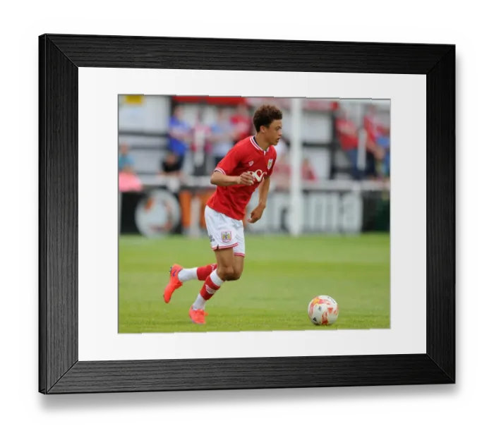 Framed Print : Bristol City's Ash Harper in Action against Bath City at Twerton Park (July 10, 2015) Framed Print : Bristol City's Ash Harper in Action against Bath City at Twerton Park (July 10, 2015)
