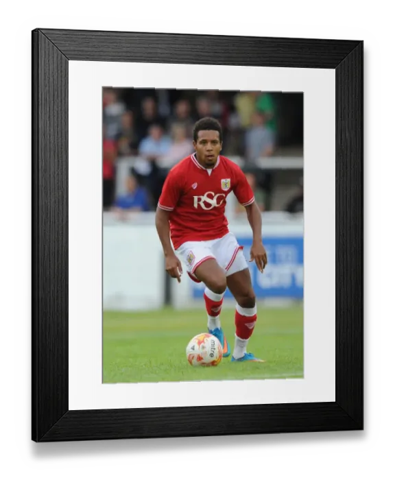 Framed Print : Korey Smith of Bristol City in Action during Bath City Pre-Season Friendly, July 2015