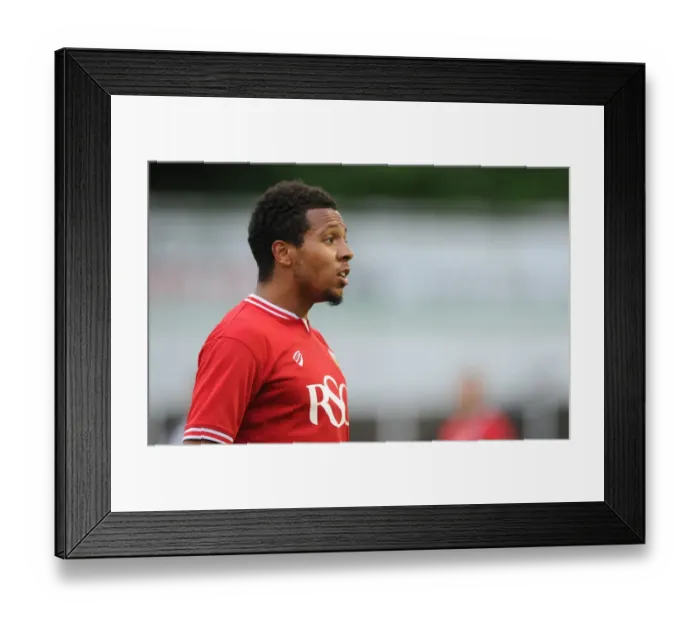 Framed Print : Korey Smith in Action: Bristol City vs Bath City (2015) - Pre-Season Friendly Framed Print : Korey Smith in Action: Bristol City vs Bath City (2015) - Pre-Season Friendly