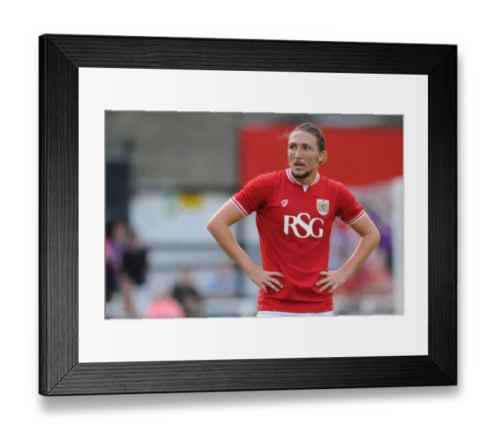Framed Print : Luke Ayling in Action: Bristol City vs. Bath City, 2015 - Pre-Season Friendly at Twerton Park Framed Print : Luke Ayling in Action: Bristol City vs. Bath City, 2015 - Pre-Season Friendly at Twerton Park