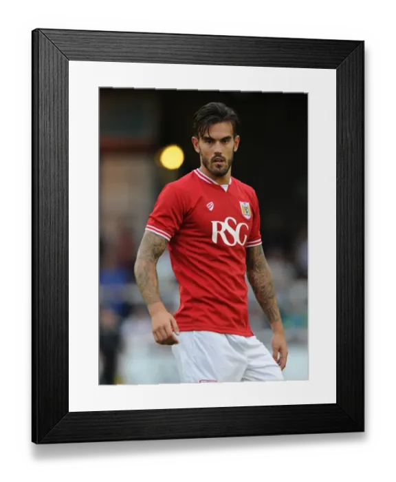 Framed Print : Marlon Pack of Bristol City in Pre-Season Action at Twerton Park against Bath City, July 2015 Framed Print : Marlon Pack of Bristol City in Pre-Season Action at Twerton Park against Bath City, July 2015