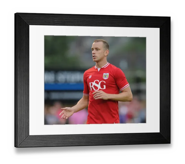Framed Print : Aaron Wilbraham in Action: Bristol City vs Bath City Pre-Season Friendly, 2015 Framed Print : Aaron Wilbraham in Action: Bristol City vs Bath City Pre-Season Friendly, 2015