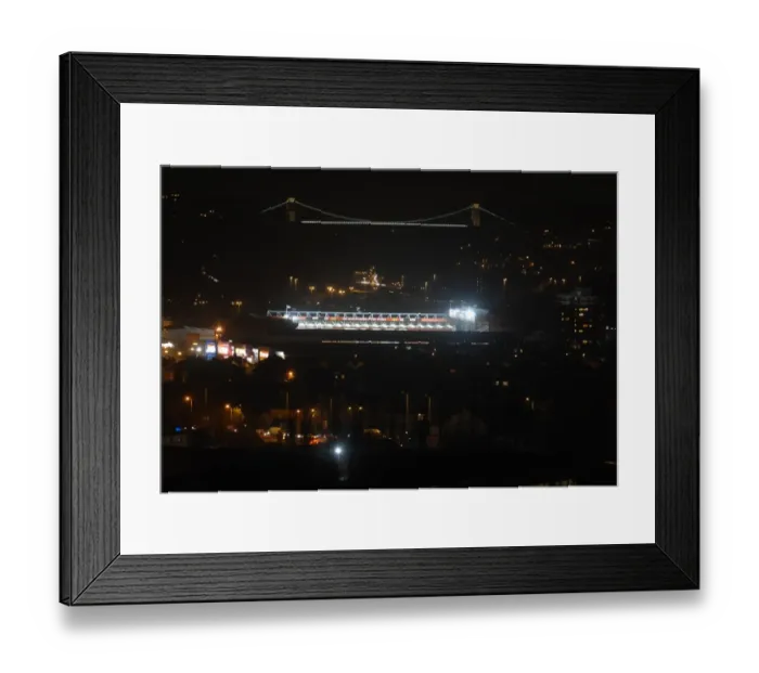 Framed Print : Ashton Gate at Night Framed Print : Ashton Gate at Night