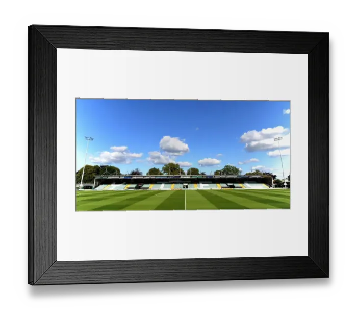 Framed Print : Pre-Season Football: Huish Park Awaits the Arrival of Bristol City (Yeovil Town v Bristol City)