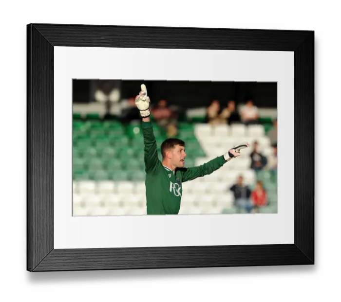Framed Print : Bristol City's Frank Fielding in Action at Huish Park, 2015 (Yeovil Town vs. Bristol City)
