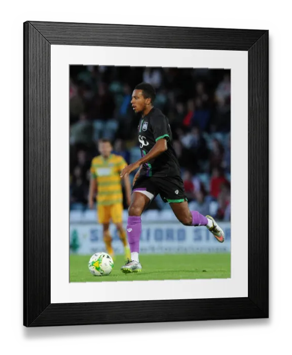 Framed Print : Korey Smith of Bristol City in Action against Yeovil Town, 2015