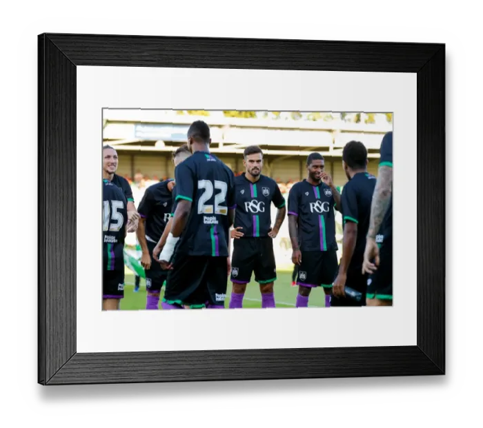 Framed Print : Bristol City FC: Marlon Pack and Mark Little at Huish Park Stadium during Yeovil Town Pre-Season Friendly, 2015