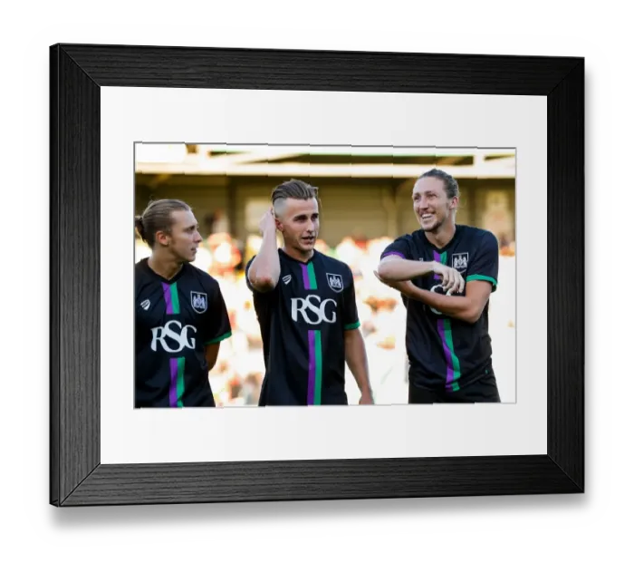 Framed Print : Bristol City FC: Luke Freeman, Joe Bryan, and Luke Ayling at Huish Park Stadium (Yeovil Town vs. Bristol City, 2015) Framed Print : Bristol City FC: Luke Freeman, Joe Bryan, and Luke Ayling at Huish Park Stadium (Yeovil Town vs. Bristol City, 2015)