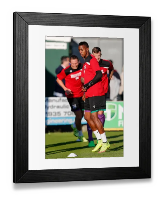 Framed Print : Bristol City's Jonathan Kodjia Scores at Huish Park against Yeovil Town (30.07.2015) Framed Print : Bristol City's Jonathan Kodjia Scores at Huish Park against Yeovil Town (30.07.2015)