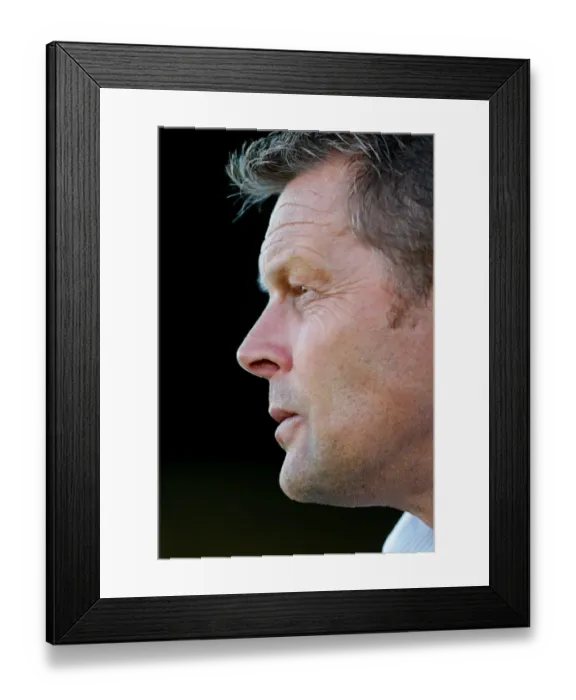 Framed Print : Bristol City's Steve Cotterill Observes Pre-Season Friendly Against Yeovil Town, July 2015 Framed Print : Bristol City's Steve Cotterill Observes Pre-Season Friendly Against Yeovil Town, July 2015