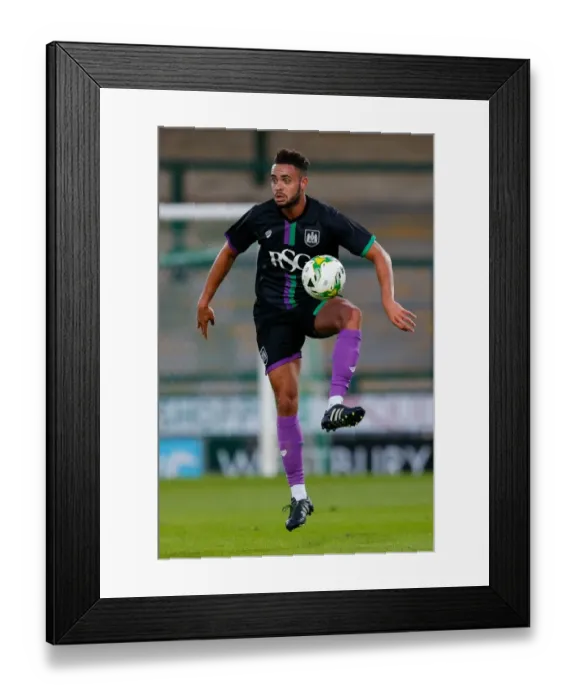 Framed Print : Derrick Williams in Action: Bristol City vs Yeovil Town, Pre-Season Friendly at Huish Park Stadium (30 / 07 / 2015)