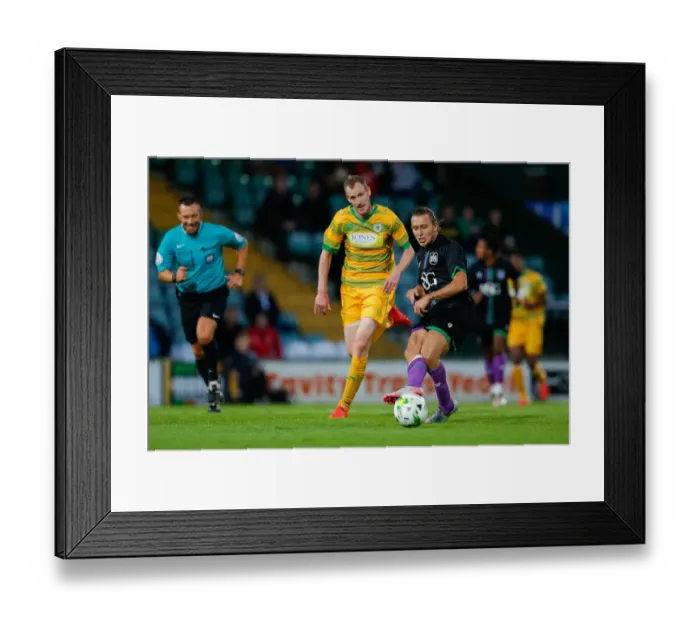 Framed Print : Bristol City's Luke Freeman in Action during Pre-Season Friendly against Yeovil Town, July 2015