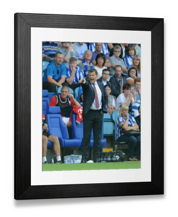 Framed Print : Steve Cotterill at the Helm: Bristol City vs Sheffield Wednesday, Sky Bet Championship Match at Hillsborough Stadium Framed Print : Steve Cotterill at the Helm: Bristol City vs Sheffield Wednesday, Sky Bet Championship Match at Hillsborough Stadium