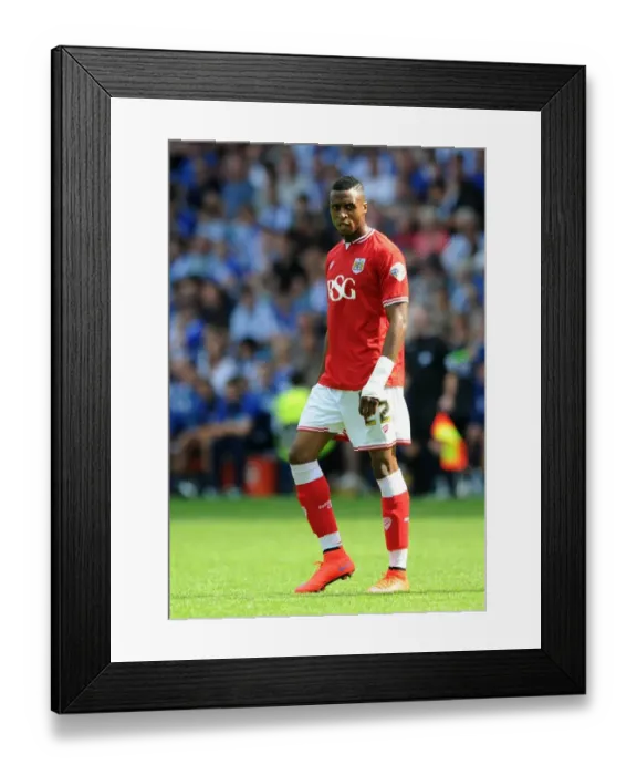 Framed Print : Jonathan Kodjia Scores for Bristol City Against Sheffield Wednesday, Sky Bet Championship 2015 - Hillsborough Stadium