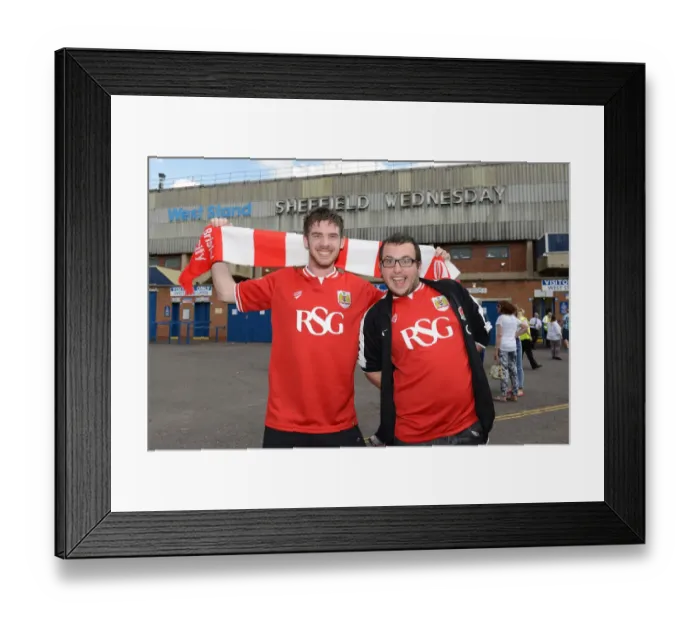 Framed Print : United Bristol City Fans Gather Outside Hillsborough Stadium Before Sky Bet Championship Match, 2015 Framed Print : United Bristol City Fans Gather Outside Hillsborough Stadium Before Sky Bet Championship Match, 2015