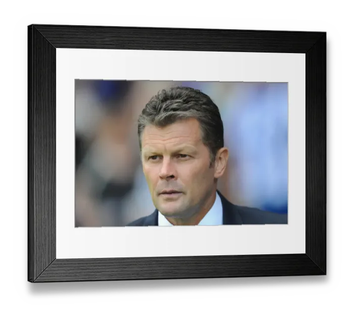 Framed Print : Steve Cotterill and Bristol City Face Sheffield Wednesday in Sky Bet Championship Clash at Hillsborough Stadium (August 8, 2015)
