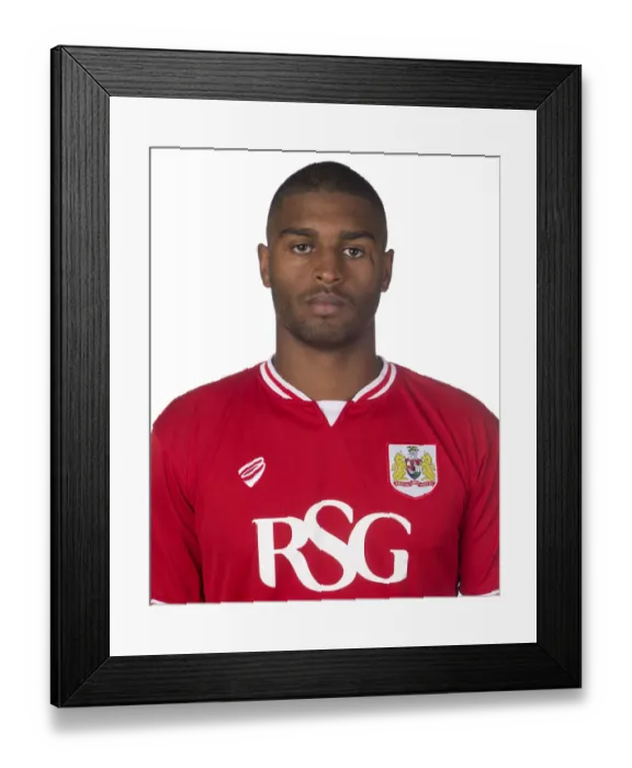 Framed Print : Bristol City FC: Frank Fielding - The Focused Goalkeeper