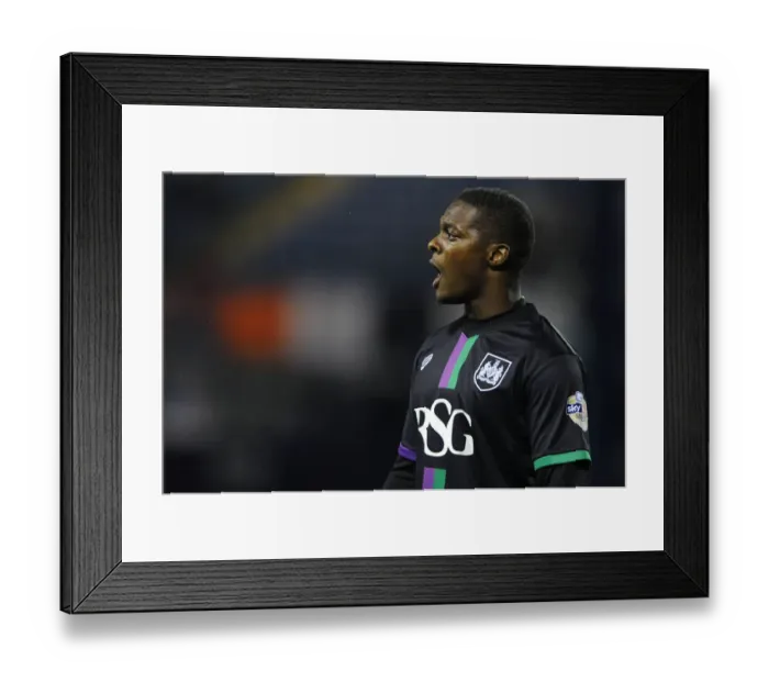 Framed Print : Kieran Agard in Action: Luton Town vs. Bristol City, 11 / 08 / 2015 Framed Print : Kieran Agard in Action: Luton Town vs. Bristol City, 11 / 08 / 2015