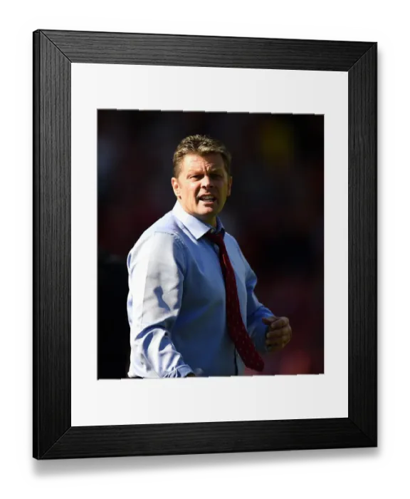 Framed Print : Steve Cotterill Leads Bristol City Against Brentford in Sky Bet Championship Clash at Ashton Gate Framed Print : Steve Cotterill Leads Bristol City Against Brentford in Sky Bet Championship Clash at Ashton Gate