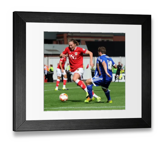 Framed Print : Bristol City's Luke Ayling in Action Against Brentford at Ashton Gate Stadium (August 15, 2015) Framed Print : Bristol City's Luke Ayling in Action Against Brentford at Ashton Gate Stadium (August 15, 2015)