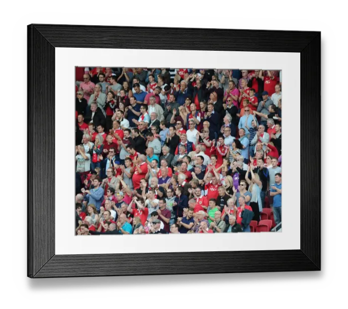 Framed Print : Passionate Bristol City Fans at Ashton Gate during Sky Bet Championship Match against Brentford (15 / 08 / 2015) Framed Print : Passionate Bristol City Fans at Ashton Gate during Sky Bet Championship Match against Brentford (15 / 08 / 2015)