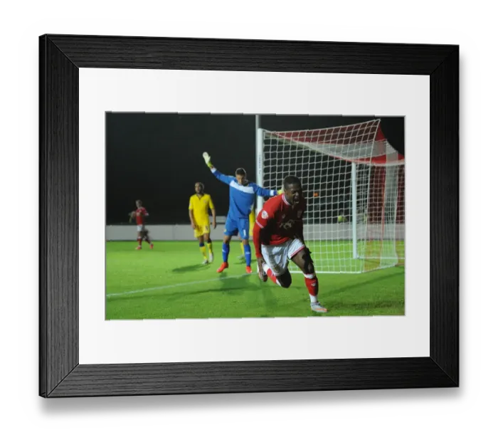 Framed Print : Frustration for Kieran Agard as Header Goes Wide: Bristol City vs Leeds United, 2015 Framed Print : Frustration for Kieran Agard as Header Goes Wide: Bristol City vs Leeds United, 2015