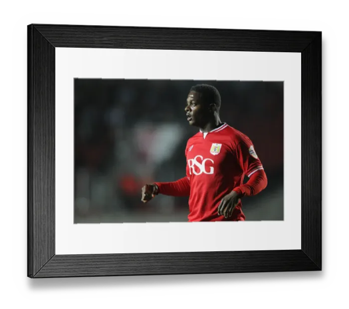 Framed Print : Bristol City vs Leeds United: Kieran Agard in Action at Ashton Gate, 2015 Framed Print : Bristol City vs Leeds United: Kieran Agard in Action at Ashton Gate, 2015