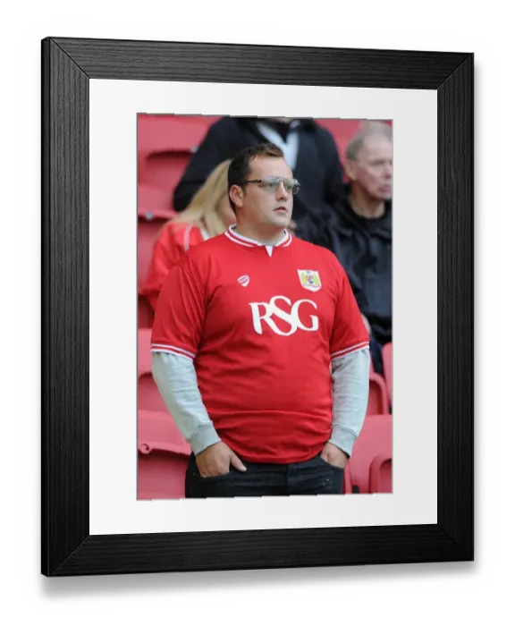 Framed Print : Championship Showdown: Intense Rivalry - Bristol City vs Leeds United at Ashton Gate (August 2015)
