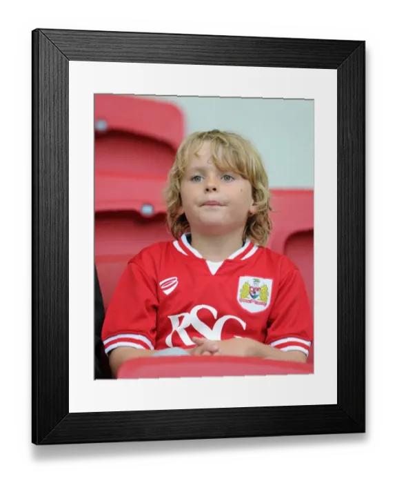 Framed Print : Championship Showdown: Bristol City vs Leeds United at Ashton Gate (August 2015)