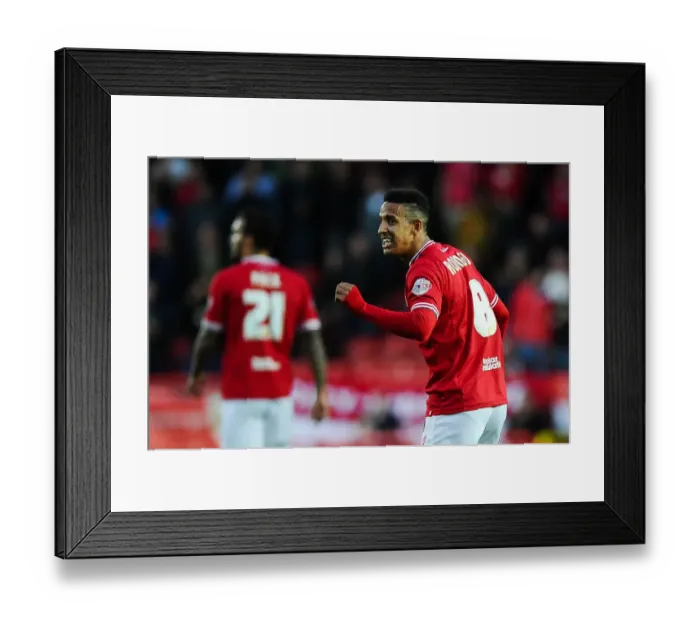 Framed Print : Bristol City vs Leeds United: Callum Robinson's Intense Stare, Ashton Gate, 2015 Framed Print : Bristol City vs Leeds United: Callum Robinson's Intense Stare, Ashton Gate, 2015