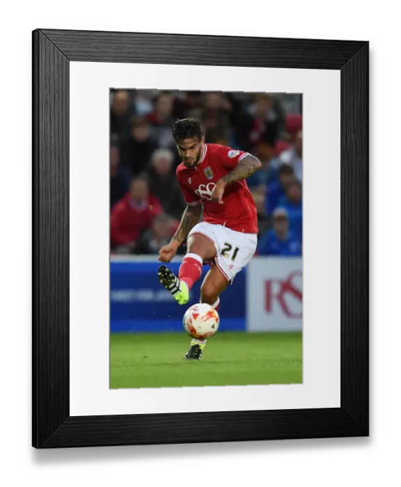 Framed Print : Marlon Pack in Action: Bristol City vs Leeds United at Ashton Gate Stadium, 2015 Framed Print : Marlon Pack in Action: Bristol City vs Leeds United at Ashton Gate Stadium, 2015