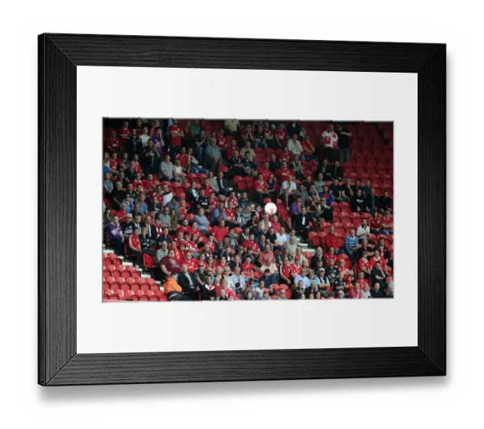 Framed Print : Bristol City Fans at Middlesbrough's Riverside Stadium, Sky Bet Championship Match Framed Print : Bristol City Fans at Middlesbrough's Riverside Stadium, Sky Bet Championship Match