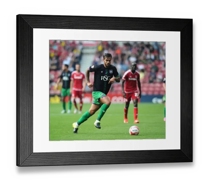 Framed Print : Marlon Pack of Bristol City in Action at Middlesbrough's Riverside Stadium, Sky Bet Championship (22 / 08 / 2015) Framed Print : Marlon Pack of Bristol City in Action at Middlesbrough's Riverside Stadium, Sky Bet Championship (22 / 08 / 2015)