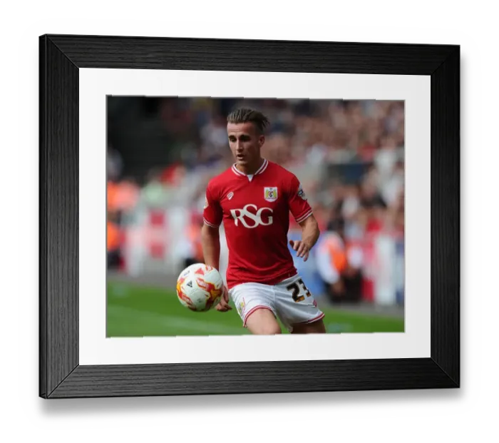 Framed Print : Bristol City's Joe Bryan in Action against Burnley at Ashton Gate (Sky Bet Championship, 2015) Framed Print : Bristol City's Joe Bryan in Action against Burnley at Ashton Gate (Sky Bet Championship, 2015)