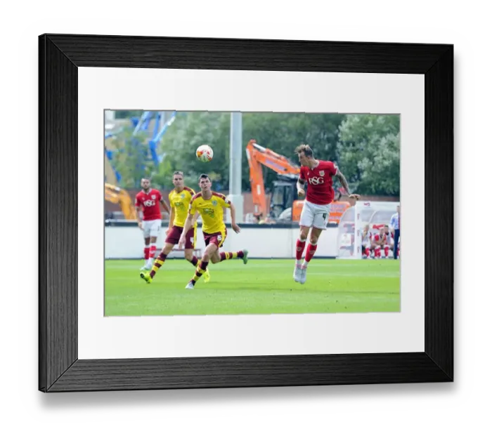 Framed Print : Aden Flint's Close Call: Bristol City vs Burnley, Sky Bet Championship (August 2015) Framed Print : Aden Flint's Close Call: Bristol City vs Burnley, Sky Bet Championship (August 2015)