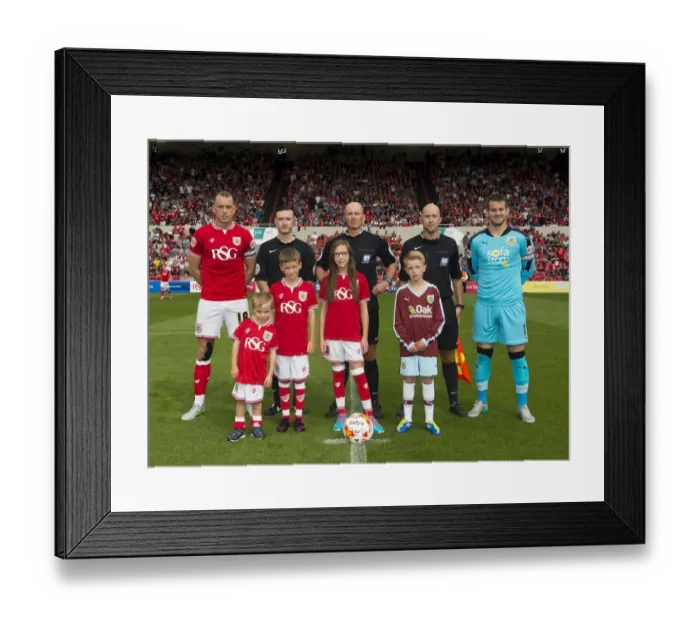 Framed Print : Sky Bet Championship Showdown: Burnley vs. Bristol City at Ashton Gate (August 2015)
