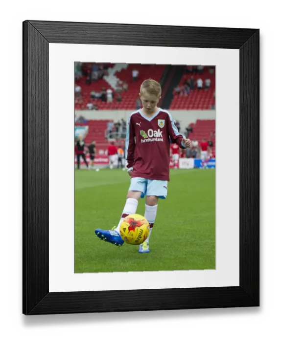 Framed Print : Bristol City vs Burnley Clash at Ashton Gate Stadium, Sky Bet Championship 2015
