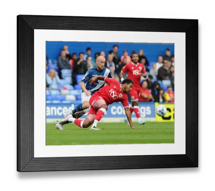 Framed Print : Korey Smith Fouled by Cotterill in Birmingham City vs. Bristol City Championship Clash Framed Print : Korey Smith Fouled by Cotterill in Birmingham City vs. Bristol City Championship Clash