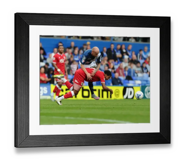 Framed Print : Korey Smith Foul by Cotterill: Birmingham City vs. Bristol City, September 12, 2015 - Sky Bet Championship Framed Print : Korey Smith Foul by Cotterill: Birmingham City vs. Bristol City, September 12, 2015 - Sky Bet Championship