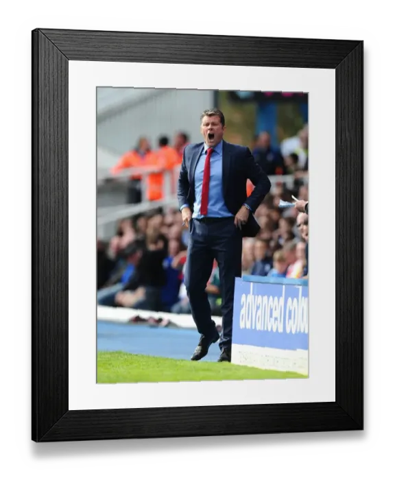 Framed Print : Steve Cotterill Leads Bristol City at St. Andrews Stadium Framed Print : Steve Cotterill Leads Bristol City at St. Andrews Stadium