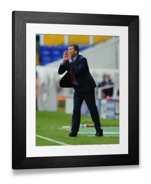 Framed Print : Steve Cotterill Guides Bristol City in Sky Bet Championship Clash against Birmingham City at St. Andrews Stadium (September 12, 2015) Framed Print : Steve Cotterill Guides Bristol City in Sky Bet Championship Clash against Birmingham City at St. Andrews Stadium (September 12, 2015)