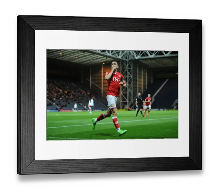 Framed Print : Aaron Wilbraham's Dramatic Equalizer: Bristol City vs. Preston North End, Sky Bet Championship 2015 Framed Print : Aaron Wilbraham's Dramatic Equalizer: Bristol City vs. Preston North End, Sky Bet Championship 2015