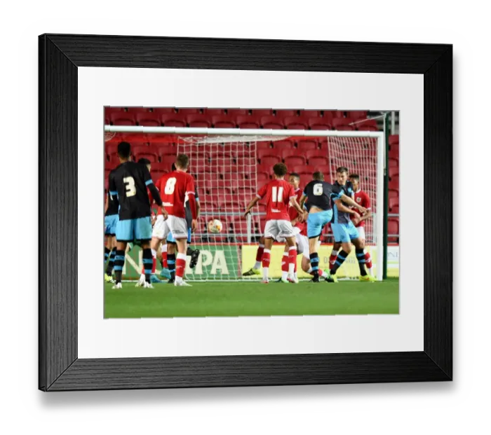 Framed Print : Beatson Scores for Sheffield Wednesday U21 Against Bristol City U21 at Ashton Gate Stadium - October 12, 2015
