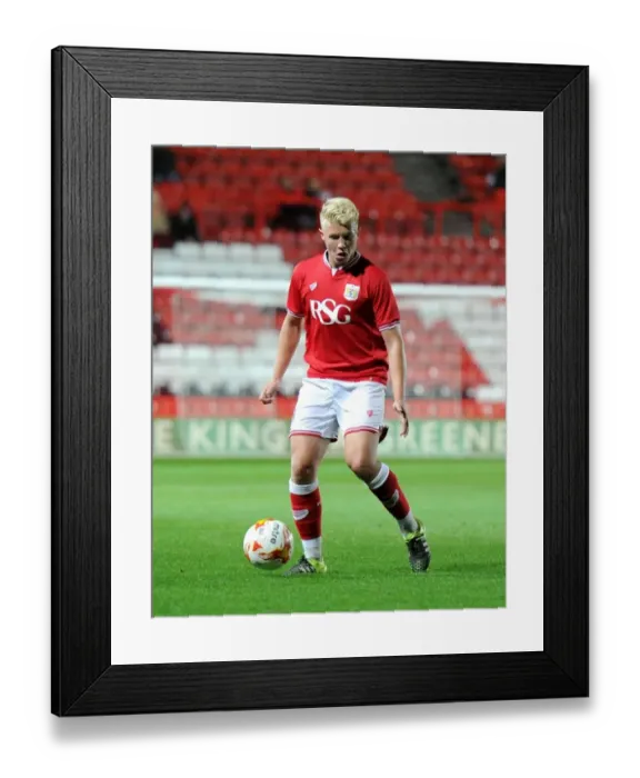 Framed Print : George Dowling of Bristol City in Action at Ashton Gate Stadium