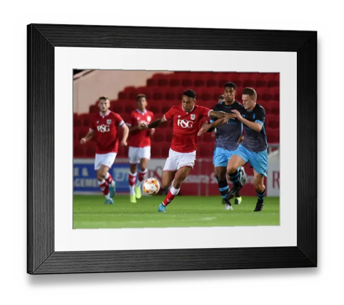 Framed Print : Bristol City's Marley Bishop-Wisdom in Action during U21 Clash at Ashton Gate Stadium Framed Print : Bristol City's Marley Bishop-Wisdom in Action during U21 Clash at Ashton Gate Stadium