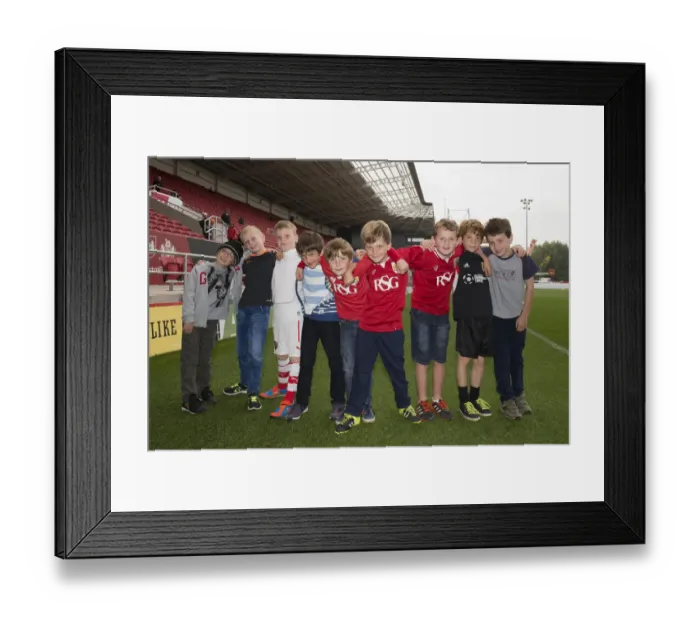 Framed Print : Bristol City Squad: Group Photo vs MK Dons - Sky Bet Championship (October 2015)