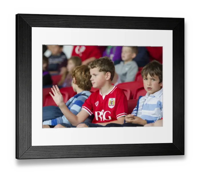 Framed Print : Young Fan's Excitement at Bristol City vs MK Dons Match, Ashton Gate, 2015 Framed Print : Young Fan's Excitement at Bristol City vs MK Dons Match, Ashton Gate, 2015