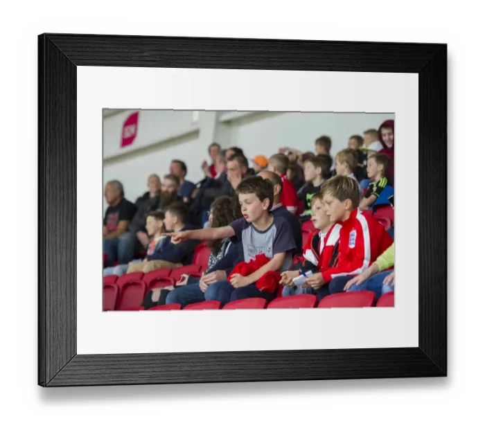 Framed Print : Passionate Bristol City Fans at Ashton Gate Framed Print : Passionate Bristol City Fans at Ashton Gate