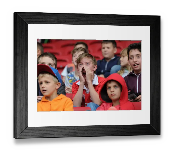 Framed Print : A Young Fan's Hopeful Gaze: Bristol City vs MK Dons, 2015 Framed Print : A Young Fan's Hopeful Gaze: Bristol City vs MK Dons, 2015
