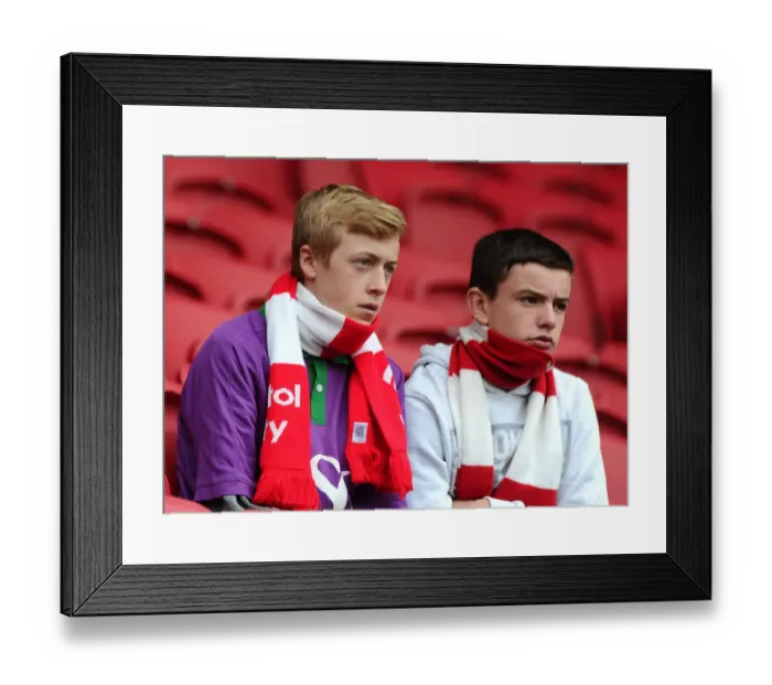 Framed Print : Passionate Bristol City Fans at Ashton Gate During Sky Bet Championship Match